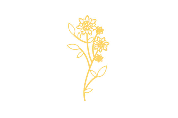 Beauty Floral Illustration Icon