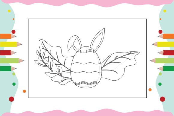 Egg Floral Coloring Pages for Kid 19