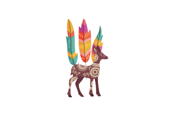 Floral Boho Animal Vintage