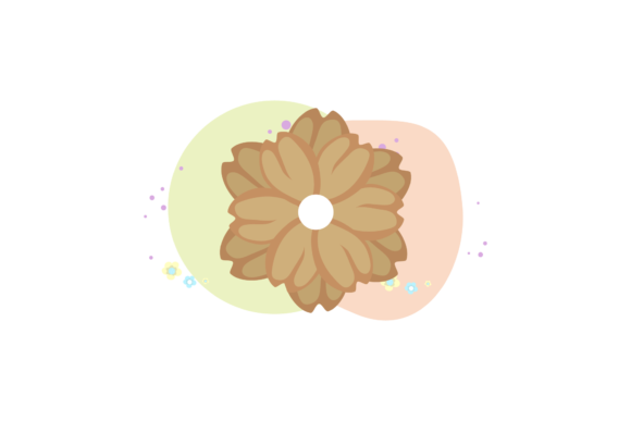 Floral Flat Design Art Abstract Style