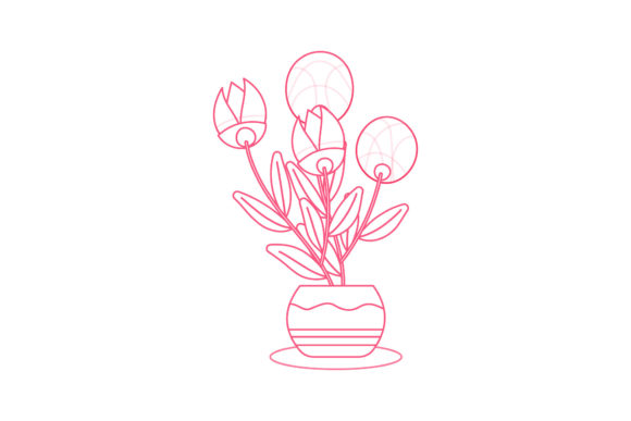 Floral Gardening Beauty Line Style