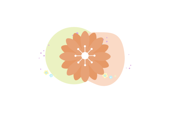Floral Graphic Artistic Abstract Style