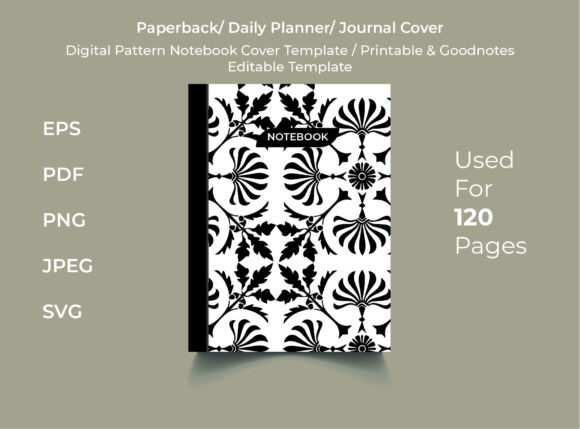 Floral Patterned KDP Cover Design