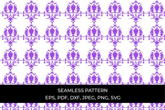 Floral Wall Vinyl Decal Pattern Seamless