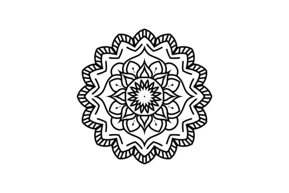 Mandala Design Flowers Floral