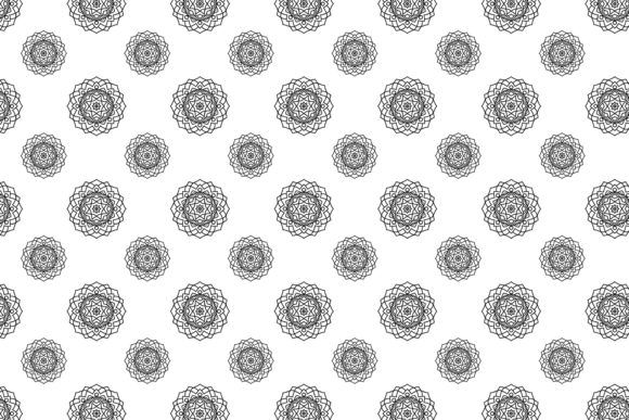 Mandala Floral Circle Pattern Vector