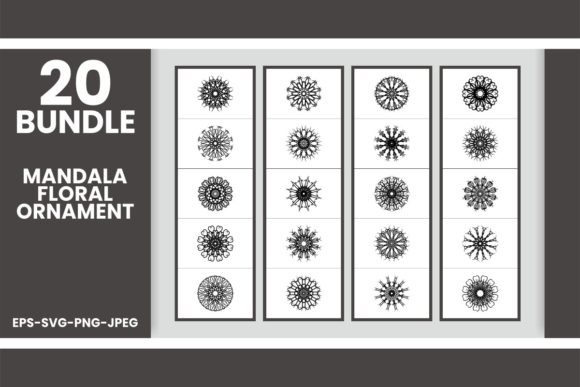 Mandala Floral Ornament Bundle 1
