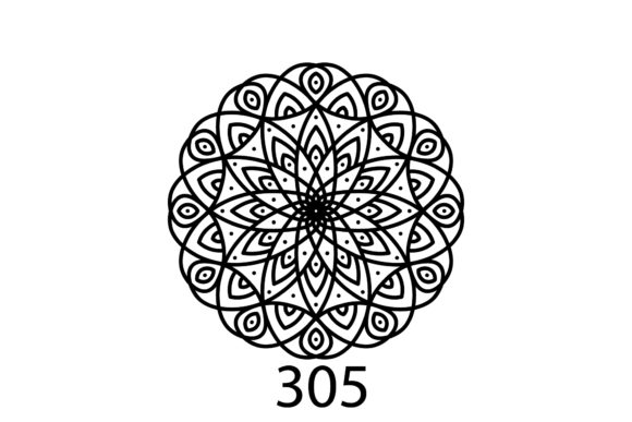 Mandala Floral Style Template