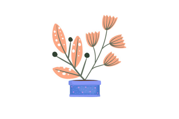 Pink Floral Beauty Vector