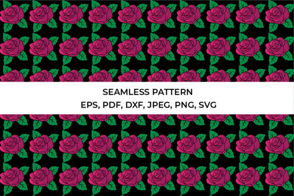 Rose Floral Pattern Seamless