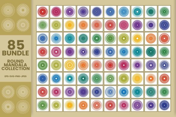 Round Color Mandala Bundle