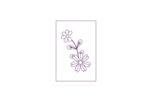 Spring Floral Line Style