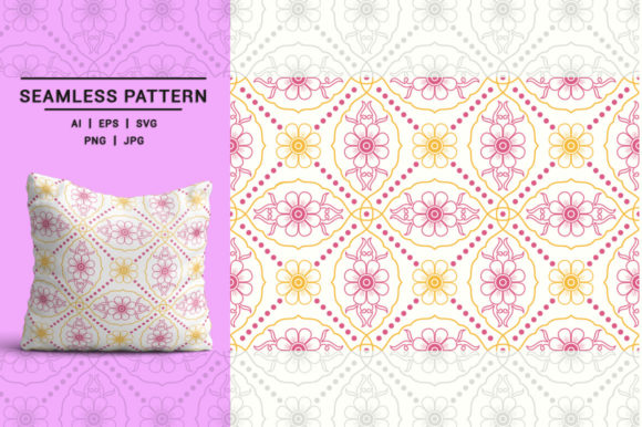 Vintage Floral Seamless Pattern 02